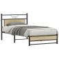 Preview: Bettgestell ohne Matratze Sonoma-Eiche 100x200 cm Holzwerkstoff