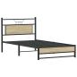 Preview: Bettgestell ohne Matratze Sonoma-Eiche 100x200 cm Holzwerkstoff