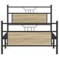 Preview: Bettgestell ohne Matratze Sonoma-Eiche 100x190 cm Holzwerkstoff