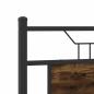 Preview: Bettgestell ohne Matratze Räuchereiche 137x190 cm Holzwerkstoff