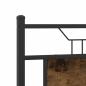 Preview: Bettgestell ohne Matratze Räuchereiche 150x200 cm Holzwerkstoff