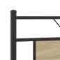 Preview: Bettgestell ohne Matratze Sonoma-Eiche 183x203 cm Holzwerkstoff