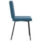 Preview: Esszimmerstühle 2 Stk. Blau Samt