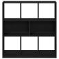 Preview: Bücherregal Schwarz Eichen-Optik 97,5x29,5x100 cm Holzwerkstoff