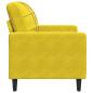 Preview: Sessel Gelb 60 cm Samt