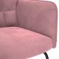 Preview: Schaukelstuhl Rosa Samt