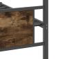 Preview: Bettgestell ohne Matratze Räuchereiche 100x190 cm Holzwerkstoff