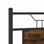 Preview: Bettgestell ohne Matratze Räuchereiche 140x190 cm Holzwerkstoff