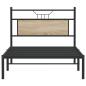 Preview: Bettgestell ohne Matratze Sonoma-Eiche 107x203 cm Holzwerkstoff