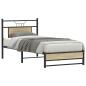 Preview: Bettgestell ohne Matratze Sonoma-Eiche 75x190 cm Holzwerkstoff
