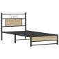 Preview: Bettgestell ohne Matratze Sonoma-Eiche 75x190 cm Holzwerkstoff