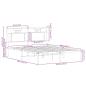 Preview: Bettgestell ohne Matratze Sonoma-Eiche 137x190 cm Holzwerkstoff