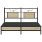 Preview: Bettgestell ohne Matratze Sonoma-Eiche 140x190 cm Holzwerkstoff
