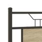 Preview: Bettgestell ohne Matratze Sonoma-Eiche 140x190 cm Holzwerkstoff