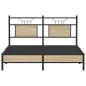 Preview: Bettgestell ohne Matratze Sonoma-Eiche 150x200 cm Holzwerkstoff