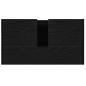 Preview: Badschrank Schwarz Eichen-Optik 60x33x61 cm Holzwerkstoff