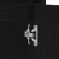 Preview: Badschrank Schwarz Eichen-Optik 60x33x61 cm Holzwerkstoff