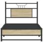 Preview: Bettgestell ohne Matratze Sonoma-Eiche 80x200 cm Holzwerkstoff