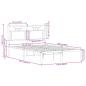 Preview: Bettgestell ohne Matratze Sonoma-Eiche 120x200 cm Holzwerkstoff