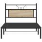 Preview: Bettgestell ohne Matratze Sonoma-Eiche 100x190 cm Holzwerkstoff