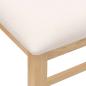 Preview: Barstühle mit Kissen 2 Stk. Massivholz Gummibaum