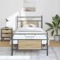 Preview: Bettgestell ohne Matratze Sonoma-Eiche 75x190 cm Holzwerkstoff