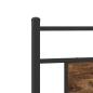 Preview: Bettgestell ohne Matratze Räuchereiche 75x190 cm Holzwerkstoff