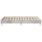 Preview: Bettgestell ohne Matratze Betongrau 120x200 cm Holzwerkstoff