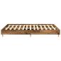 Preview: Bettgestell ohne Matratze Altholz-Optik 140x200cm Holzwerkstoff