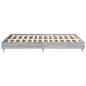 Preview: Bettgestell ohne Matratze Grau Sonoma 150x200 cm Holzwerkstoff