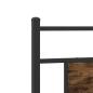 Preview: Bettgestell ohne Matratze Räuchereiche 90x200 cm Holzwerkstoff