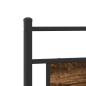 Preview: Metallbett ohne Matratze Räuchereiche 193x203 cm