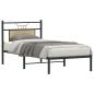 Preview: Bettgestell ohne Matratze Sonoma-Eiche 90x200 cm Holzwerkstoff