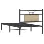 Preview: Bettgestell ohne Matratze Sonoma-Eiche 90x200 cm Holzwerkstoff