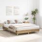 Preview: Bettgestell ohne Matratze Artisan-Eiche 140x200cm Holzwerkstoff