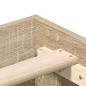 Preview: Bettgestell ohne Matratze Sonoma-Eiche 120x200 cm Holzwerkstoff