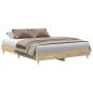 Preview: Bettgestell ohne Matratze Sonoma-Eiche 140x200 cm Holzwerkstoff