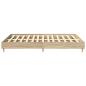 Preview: Bettgestell ohne Matratze Sonoma-Eiche 140x200 cm Holzwerkstoff
