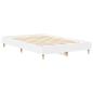 Preview: Bettgestell ohne Matratze Weiß 120x200 cm Holzwerkstoff