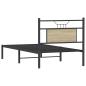 Preview: Bettgestell ohne Matratze Sonoma-Eiche 80x200 cm Holzwerkstoff