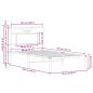 Preview: Bettgestell ohne Matratze Sonoma-Eiche 80x200 cm Holzwerkstoff