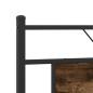 Preview: Metallbett ohne Matratze Räuchereiche 183x213 cm