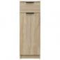 Preview: Badschrank Sonoma-Eiche 32x34x90 cm Holzwerkstoff