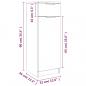 Preview: Badschrank Sonoma-Eiche 32x34x90 cm Holzwerkstoff
