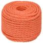 Preview: Arbeitsseil Orange 24 mm 50 m Polypropylen