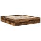 Preview: Bettgestell ohne Matratze Altholz-Optik 180x200cm Holzwerkstoff