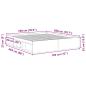 Preview: Bettgestell ohne Matratze Altholz-Optik 180x200cm Holzwerkstoff