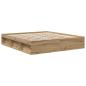 Preview: Bettgestell ohne Matratze Artisan-Eiche 180x200cm Holzwerkstoff