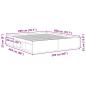 Preview: Bettgestell ohne Matratze Altholz-Optik 200x200cm Holzwerkstoff