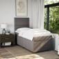 Preview: Boxspringbett mit Matratze Taupe 80x200 cm Stoff